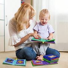 Dr.Rapeti Soft Cloth Books Baby Books Bath Books 6Pack For Baby Infant Toddler Crinkle Squeaky Washable Chewable NonToxic Early Educational Giftablesx3dfca24621 - Colorful1 - View 6