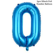 บอลลูนตัวเลขขนาดใหญ่สีน้ำเงิน 16/32 นิ้ว บอลลูนยักษ์ บอลลูนงานปรอม บอลลูนฟอยล์เฮลิยูมไมลาร์ขนาดใหญ่สำหรับตกแต่งงานวันเกิด/งานแต่งงาน/ครบรอบ, บอลลูนตัวเลขสีน้ำเงินเลข 0 ถึง 9 บอลลูนเฮลิยูมตกแต่งงานวันเกิด อุปกรณ์ตกแต่งงานแต่งงานที่สามารถเป่าลมได้ - R4-สีน้ำเงินบริสุทธิ์ - ดู 26