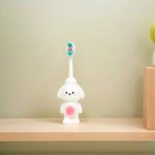 1 Cute Cartoon Animal Toothbrush Puppy And Bunny Shaped Toothbrush - Soft And Flexible To Protect Gums, Children's Oral Cleaning Toothbrush, Animal Theme, Soft Brush Head - Multicolor - View 10