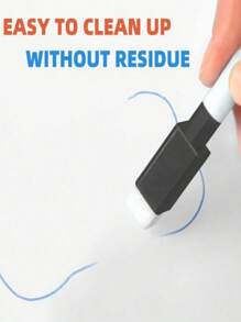 10 pezzi di pennarelli cancellabili con punte per cancellare, facili da cancellare, scrittura fluida, penne cancellabili a base d acqua creative, adatte per classe, forniture per ufficio, con punta a proiettile, di piccole dimensioni, facilmente cancellabili, graffiti, pennarelli per lavagna magnetica in colori e stili assortiti, forniture scolastiche, articoli back to school