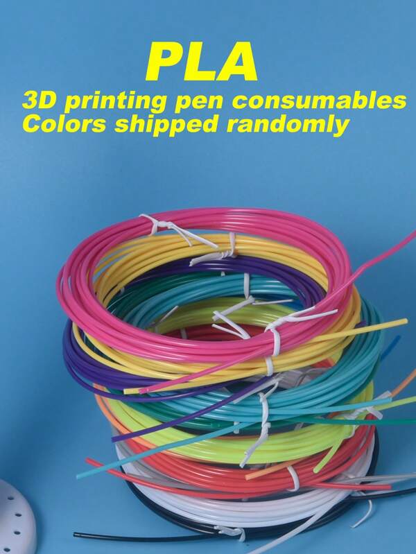 PLA Filament 3D Printing Consumables, 1.75mm Diameter, Multicolor Pack Compatible With High Temperature 3D Drawing Pens, DIY Graffiti, Optional Lengths Of 3 Meters, 5m, 10m