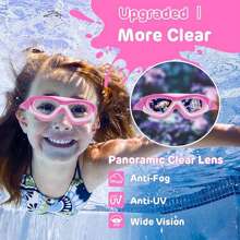 1 Piece Of Children's Anti-Fog HD Swimming Goggles, Waterproof And Anti-Fog HD Professional Diving Goggles Swimming Equipment - Silicone Earplugs Swimming Goggles, Suitable For 3-16 Years Old Children Swimming Diving Use