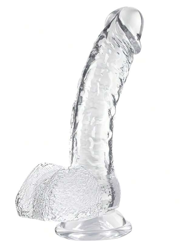 Penis,Clear And Lifelike Dildos, Multiple (Large And Small) Inches, Feel Safe As Skin, With Strong Suction Cups, Hands-Free, Adult Sex Toys For Gays, Lesbians And Couples