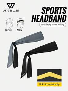 1 件时尚专业吸汗运动头带，日常百搭弹性健身头带，多功能捆绑吸汗防滑头带，适用于瑜伽、跑步、健身配件、休闲装、健身房等场合