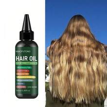 7-In-1 Hair Oil, Containing Rosemary Oil, Castor Oil, Babassu Oil, Pumpkin Seed Oil, Peppermint Oil, Biotin And Keratin, Suitable For All Hair Types, Makes Hair Longer, Thicker And Fuller. - 100ml/3.381fl.oz - View 8