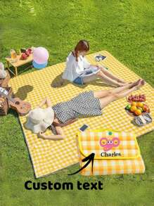 Personalisierte, wasserdichte Picknick-Matten und Tischtücher für Freunde, Partner, Familie, Hochzeiten und Partys, geeignet für Outdoor-Aktivitäten, Strände und Grillabende, Picknickdecke