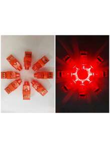 5/10//20/40PC LED Finger Lights, Battery Powered Mini Flashlights, Multiple Color LED Finger Flashlights, Suitable For Children's Birthday Gifts, Bars, Party Gatherings, Easter, Halloween, Christmas And New Year Celebrations, Night Light Party Accessories (With Battery)