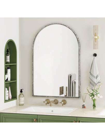 Wand Spiegel Hanging, Arched Shape Various Rooms Solid Metal Frame view 9