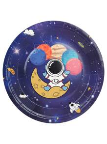 10pcs/20pcs/50pcs Outer Space Theme Birthday Party Decorations Supplies Galaxy Party Tableware Set Includes Paper Plates Napkin Cup Galaxy Space Astronauts Theme Party Decorations For Babe Shower Birthday Party