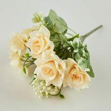2 Ramos de peonías artificiales de seda, ramos de flores de peonías falsas, floreros decorativos con imitaciones de flores de peonía, decoraciones florales, mesas de bodas y fiestas, adecuadas para los expositores de flores del centro de bodas de nuestra tienda, decoración del hogar para el Día de San Valentín
