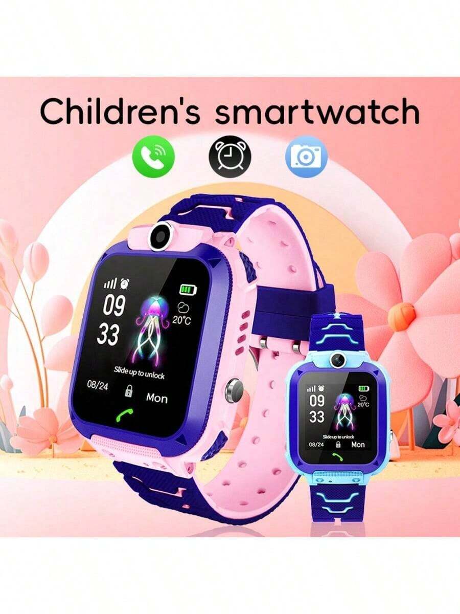 SIMSONLAB 2025 Bestes Geschenk, Smartwatch für Kinder, Standortverfolgung, Handykommunikation, Frontkamera, Album-Aufnahme, Klingelbenachrichtigung, Gerätesuchdienst, bequemes Band, bunte Farben, Mobilfunksuche