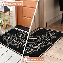 Personalized Welcome Doormat For Home Entrance,Custom Welcome Door Rug With Family Name,Indoor Porch Rugs,Non Slip Low-Profile Floor Front Switch Mat Housewarming Gift For Friend New Home - 24"X16"/30"X18" - A01 - View 3