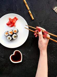 2/3/5/10/20pcs Plastic Chopstick Holders, Solid Color Reusable Chopstick Assist Device, Beginner Training Tool, Suitable For All Ages, Reusable Kitchen Accessories, Help Master Chopstick Use, Catering Service Tools - Black - View 4