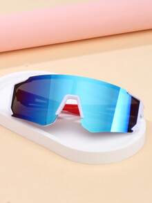 1 件儿童时尚眼镜，男女通用骑行、滑雪、登山经典多功能护目镜，适合旅行户外运动 - 彩色 - 查看 14