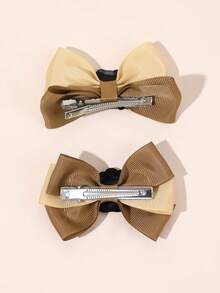 2pcs Capybara Hair Bows For Girls Beige Brown Grosgrain Ribbon Bow Alligator Clips With Capybara Accessory Cute Capybara Bow Hair Clips Adorable Animal Bow Barrettes Teens Hair Accessories