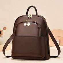 Women Fashion Backpacks - 咖啡 - 查看 8