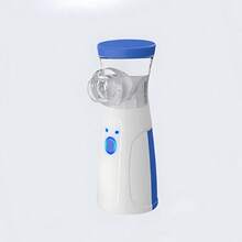 Nebulizer, Portable Nebulizer, Nebulizer Machine For Adults And Kids,For Breathing Problems, Nebulizer Masks And Adjustable Nebulization Rate Mesh Nebulizer With USB Power Cord, Facial Hydration (No Include Battery)