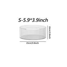 1pc Acrylic Square Cake Stand, Multi-Tier Transparent Cake Display Riser, Stackable Tiered Cake Separator Suitable For Wedding, Birthday Party, Kitchen, Dining Table, Dessert Box
