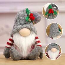1 件/2 件圣诞娃娃挂饰、站立小矮人、无脸挂饰、家居创意圣诞物品、营造节日气氛的家居装饰、圣诞节创意家居装饰 - 彩色 - 查看 7