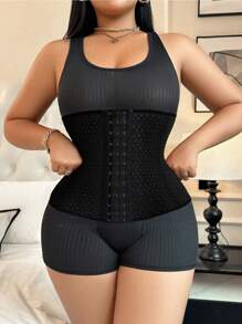 1 pieza es un cinturón moldeador ceñido, transpirable, de pecho abierto y que induce sudoración, diseñado específicamente para mujeres, para controlar la grasa abdominal y el entrenamiento de la cintura. Este es un cinturón moldeador que puede ayudarte a ejercitarte mejor, adecuado para el ejercicio diario, el trabajo y el ocio. Este es un cinturón moldeador corporal que puede acelerar la quema de grasa, permitiéndote tener una postura corporal en forma de S y una belleza talla grande rápidamente. Cinturón moldeador para ejercicios apto para el entrenamiento en casa, deportes y caminar.