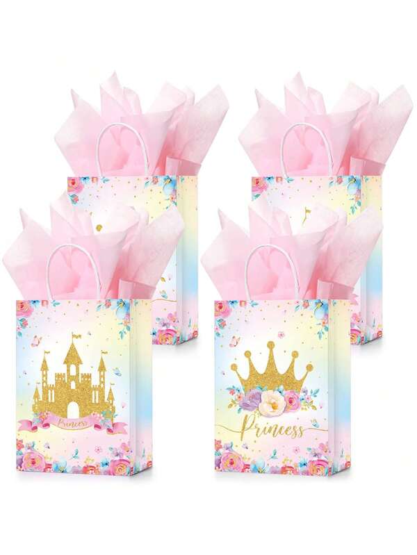 Princess Prince Party Favor Bags With Princess And Prince Candy Gift Bags For Birthday, Baby Shower Party Favors - Back To School Season - Baby Shower