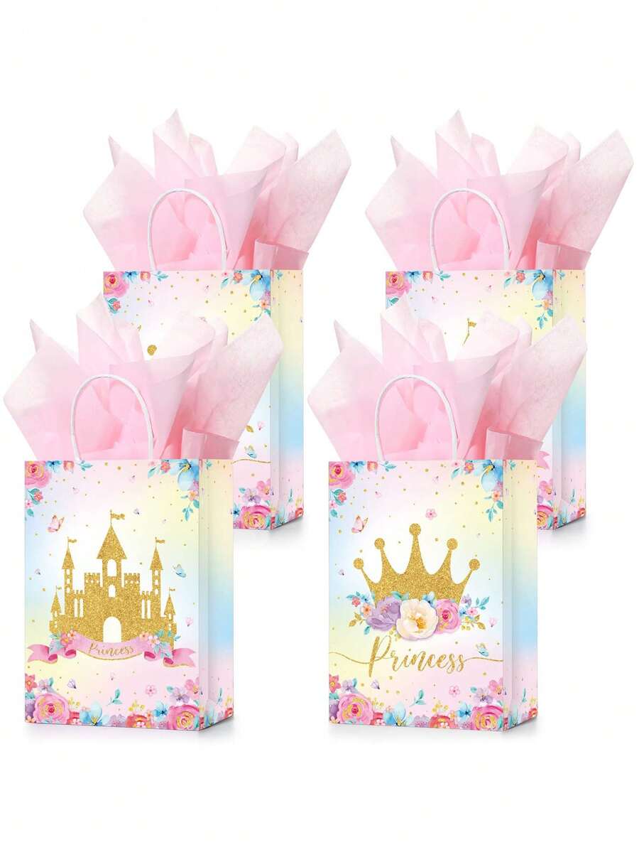 Princess Prince Party Favor Bags With Princess And Prince Candy Gift Bags For Birthday, Baby Shower Party Favors - Back To School Season - Baby Shower