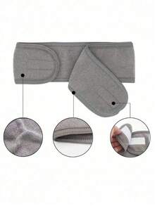 Adjustable Head Bands Solid Color Non Slip Hair Hoops Suitable For Spa Face Washing Skin Care Make Up Head Bands Adjustable Wide Hairband Yoga Spa Bath Shower Makeup Wash Face Cosmetic Headband For Women Ladies Make Up Accessories.Sponge High Skull Crown Twist Headband, Wrist With Towel, Velvet Cloud Headband, Women's Face And Hair Button Home Bathroom Decor Fall Decor Back To School Hair - 彩色 - 查看 5