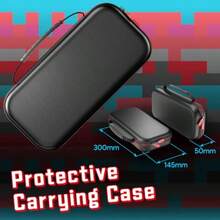 Estuche de transporte Fosmon Switch 2 Funda protectora de carcasa dura con interior resistente a los arañazos, 10 ranuras para tarjetas de juego y bolsillos para almacenar accesorios de la consola 2 y Joy-Con - como en la foto - Ver 2