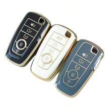 1 Pc For Ford Key Fob Cover TPU Key Case Full Protector Compatible With Ford For Fusion For Explorer For Escape For F150 For F250 For F350 For F450 For F550 For Edge For Expedition Dustproof And Anti Fall High-End Fashionable Keybag - Keychain HL3 - View 8
