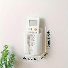 صندوق تنظيم حمام مثبت على الحائط، بدون حاجة إلى ثقب، قوة تحمل عالية، مناسب لجهاز التحكم عن بعد والقرطاسية وفرش المكياج والأدوات المطبخية وتخزين فرشاة الأسنان ومعجون الأسنان، صندوق تخزين زخرفي متعدد الوظائف للغرفة والصالة