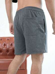 Kit 12 Bermuda Moletom e Elastano Shorts Treino Academia Casual Liso Elastico Confortável Com Bolso