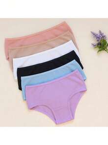Kit 7 Cotton Panties For Girls, Juju Children's And Youth, 2 To 14 Years Old, Comfortable - Nhiều màu - Xem 5