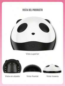 1pz Lámpara de uñas panda nail art series esmalte inteligente LED secado rápido,lámpara de uñas LED para secado rápido, esmalte de uñas inteligente, lámpara de uñas portátil, secador de uñas LED con diseño de panda, lámpara de uñas UV LED, herramienta de manicura profesional, secador de esmalte de uñas, lámpara de uñas compacta, lámpara LED para nail art, dispositivo de secado rápido de uñas.Navidad, Regalo de Navidad, Invierno, Día de Acción de Gracias, Decoración Navideña, Maquillaje, Fiesta, Playa, Viajes, Ropa de Vacaciones, Rosa, Años 2000, Ofertas, Camping, Exterior, Regalo. - Blanco y Negro - Ver 4
