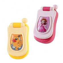 [0-2岁] 儿童益智音乐电话玩具 | 双模式切换 (数字/娱乐) | 早教认知声光玩具 - 6色可选