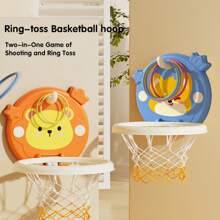 Mini Basketball Wurf-Spiel mit Saugnapf-Rückwand, familienfreundliche Aktivität für drinnen für Jungen und Mädchen von 3-5 Jahren, fördert Motorik und Koordination, perfektes Geburtstagsgeschenk