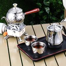 1pc Tea Kettles, Kettle Campicoffee Pot Narrow Drip Kettle Drip Coffee Kettle - Multicolor - View 2