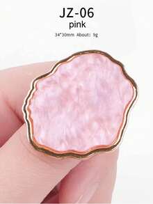 1 件戒指托调色板树脂壳板指甲油 UV 凝胶漆绘图颜色混合，指甲凝胶展示调色板美甲配件、美甲用品、美甲工具、美甲工具、返校、指甲、按压指甲的美甲工具 - 彩色 - 查看 19