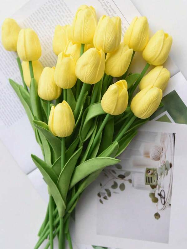 3/5/10 szt. sztucznych kwiatów tulipanów premium - bukiet o realistycznym charakterze do dekoracji wnętrz, aranżacji ślubnych, imprez, dekoracji hoteli, prezentów świątecznych, walentynek, dekoracji noworocznych, dekoracji pokoi, dekoracji jesiennych, dekoracji na Halloween, dekoracji ślubnych, dekoracji salonu, dekoracji sypialni, kwiatów DIY, centralnych ozdób stołu, projektów ścian kwiatowych, dekoracji ogrodowych, świątecznej atmosfery.