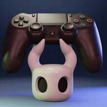1PC 3D-Printed Controller Stand, Hollow Knight Themed Desktop Decor – Compatible With Gamepads, Controllers, And Phone Display.
