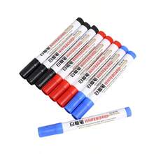 3PCS/10pcs S/20PCS 多色标记笔 绘图勾笔 白板笔 可擦除标记 老师用 儿童画板大号笔 书写板 白板笔 易擦写 - 黑與白 - 查看 4