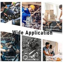 1pc 72 Teeth Precision Ratchet Wrench | 1/4 Inch Double-Ended Socket Wrench, Chrome Alloy Reversible Design, Home Auto Repair Multi-Tool | Mini Portable, Unisex Gift - 1pcs - View 4