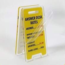 Acrylic Desk Sign "I Will Be Back In 10 Minutes, But If I Don't Come Back, Please Read This Sign Again" Humorous Office Decoration, Unisex Colleague Gifts, Multifunctional Room With Various Slogan Decorations.Desk Accessories,Desk Accessories Office,Office Decor,Office Decor And Accessories, Room Decor Home Decor Ornaments Home Miniature Things