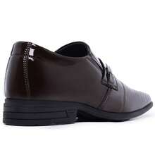 Men's Dress Shoes Comfortable Shiny Patent Formal Party02 - Rỉ Nâu - Xem 5