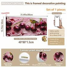 1 buc. Decor cameră cu cireșe, artă estetică roz pentru fetiță, decor drăguț pentru fetiță. Decorațiune pentru camera bebelușului. Artă murală pentru camera creșei. Postere vintage drăguțe și inspiraționale, cadouri pentru copii. Decor cameră copii, decor cameră fete, decor boho pentru camera copiilor, decor cameră de joacă, imprimeuri pentru camera copiilor mici, artă murală eclectică pentru camera bebelușului.