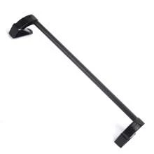 Cabinet Door Minimalist Towel Holder, Single Over Cabinet Towel Bar Gadget, Kitchen Over Cupboard Door Towel Holder, Stainless Steel Dish Towel Holder For Cabinet Door, Matte Black Back To School
