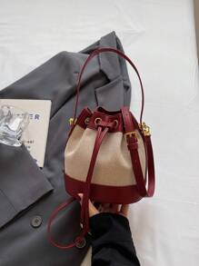 Trending High-Quality Fashionable, Elegant, Simple, Personalized, Versatile, Classic One Shoulder Crossbody Bucket Bag, Large Capacity, Suitable For Commute, Office, Date, Daily, Shopping, Afternoon Tea
