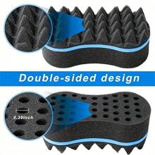 3-Piece Hair Styling Set Suitable For Everyone - Curling Brush, Knot Sponge, Suitable For Textured Hair