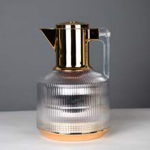 1000ml Coffee For Hot Drinks,Pink Glass Liner Carafe Hot -12Hours Water Bottle,Double Walled Thermoflask Coffee Pot For Hot Coffee Juice Tea Saudi National Day Saudi Saudi Arabia