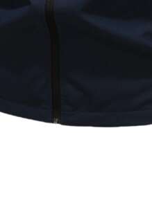 1 Peça Jaqueta Corta-Vento com Capuz e Bolsos Colorblock para Homens, Softshell À Prova d'Água para Uso Externo e Funcional