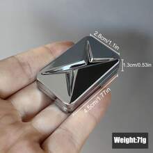 T-CONCEAL EDC 滑块金属玩具缓解成人压力磁性金属无限 - 銀色 - 查看 6